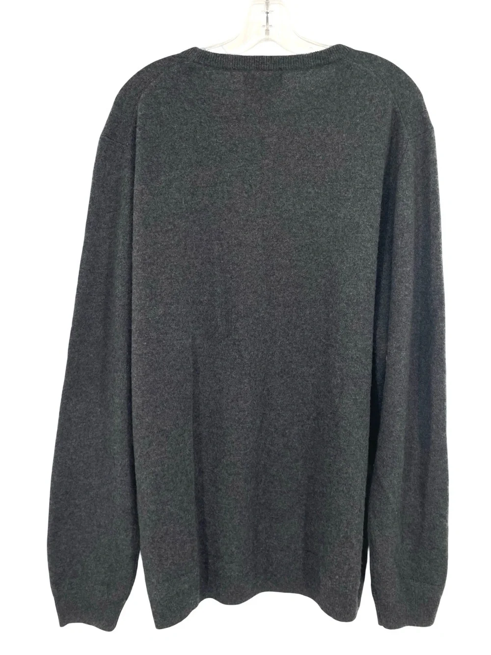 J. Crew Men’s Cashmere Crewneck Sweater Charcoal Gray XL Tall